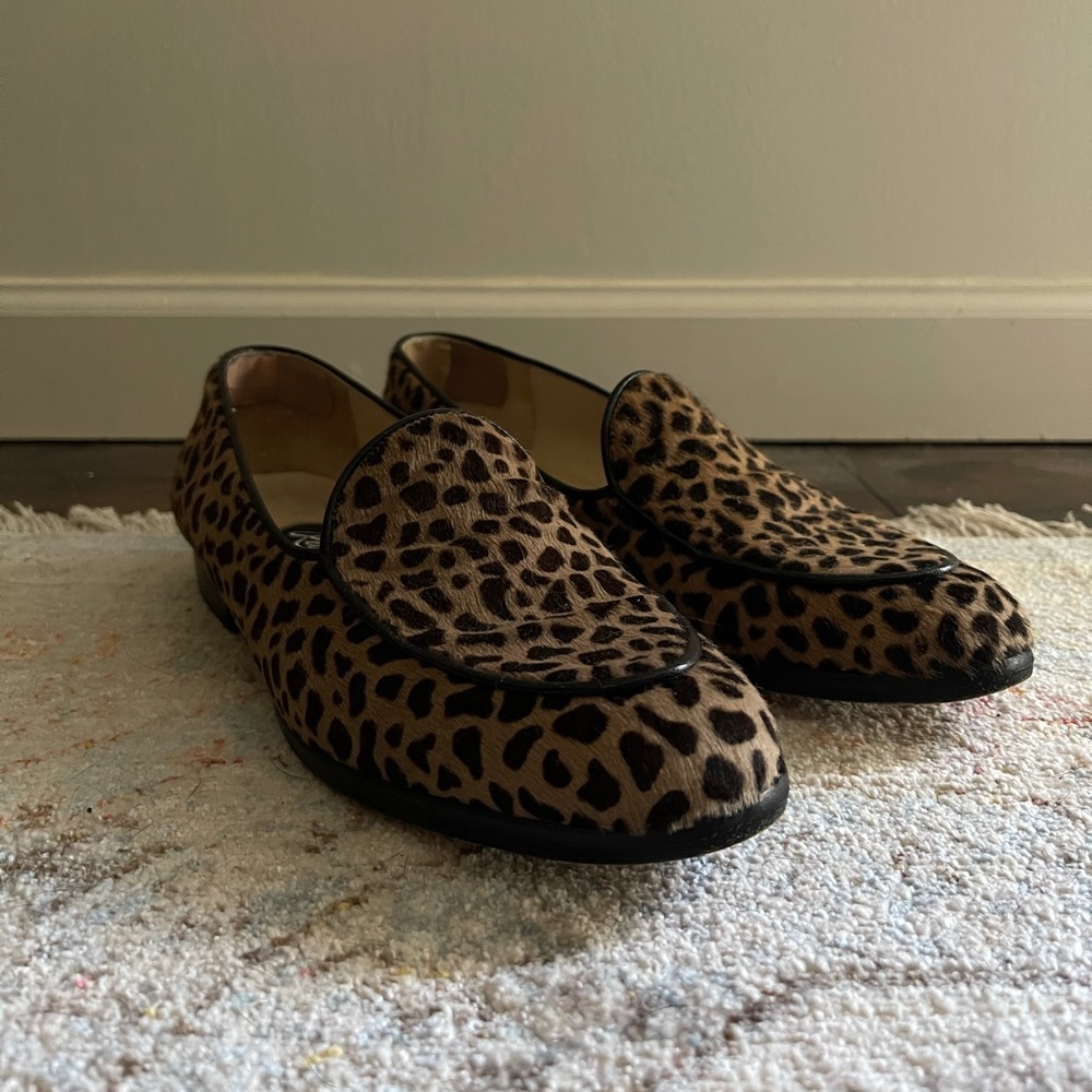 Cheetah Fur Loafers